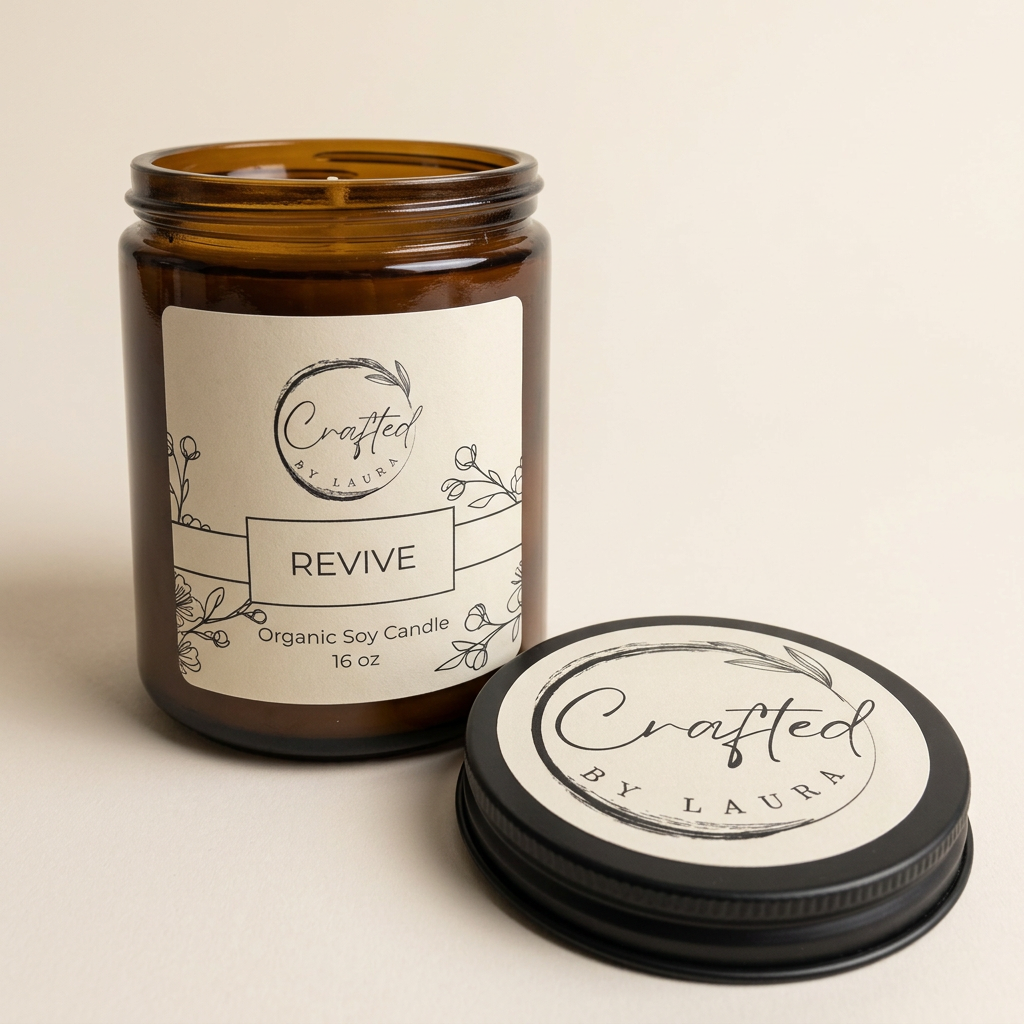 Revive - Gardenia & Tuberose -  Soy Candle 16 oz