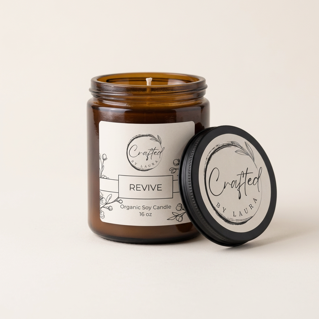 Revive - Gardenia & Tuberose -  Soy Candle 16 oz