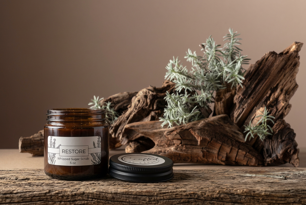 Restore - Lavender & Driftwood - Sugar Scrub 5 oz